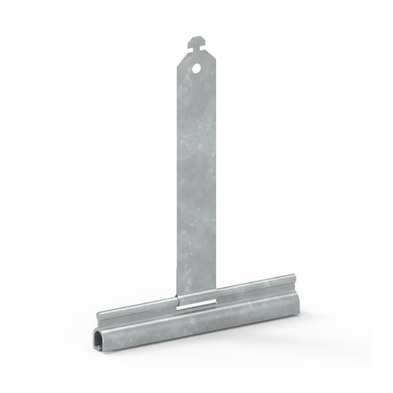 Mini-Aufhängefeder für Rollladen mit Nase 170 mm kunststoffbeschichte